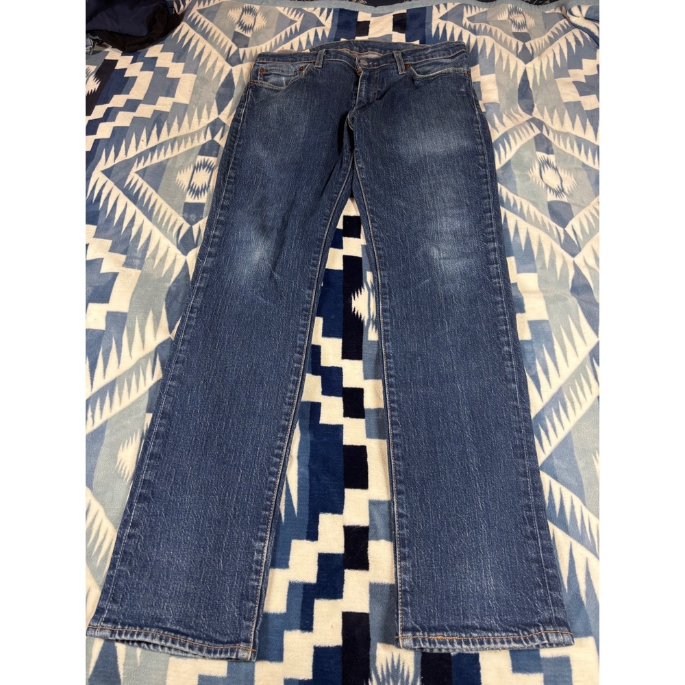 Levis Premium 511 Slim Fit Mens Jeans 32x32 Medium Wash Blue Denim 04511-2284